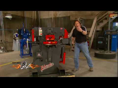 Edwards Ironworker demonstration on Stacey David's Gearz