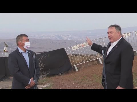 蓬佩奧訪問以色列佔領的西岸和戈蘭高地 (Pompeo visits Israeli-occupied West Bank and Golan Heights)