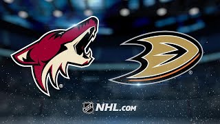 Ducks score four unanswered to top Coyotes, 5-4