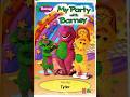 My Party With Barney Starring Tyler 1998 KIDEO Personalized VHS