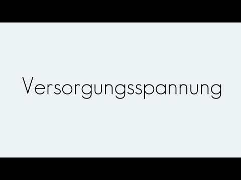 Versorgungsspannung | Operationsverstärker | Begriffserklärung