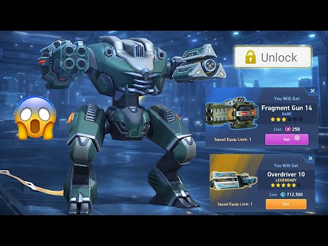 Unlock 🔓 Fragment Gun 14 and Overdriver 10 gameplay another weapon 😅😅😅