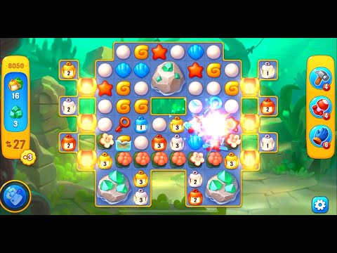 Fishdom level 8050 with a puzzle (с головоломкой)