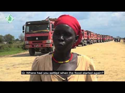 Juba-Bor highway before and after