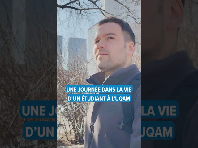 Suivez Guillaume (kinésologie) dans sa journée à l’UQAM
