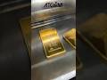 The process of making gold jewelry ✨ 24k Gold Bar #jewelry #jewellery #gold #asmr #love #fyp #viral