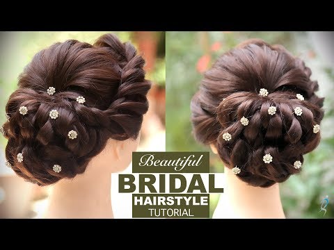 Bridal Hairstyle Tutorial | Easy Step By Step Bridal Hairstyles | Bridal Hair Bun | Khoobsurat