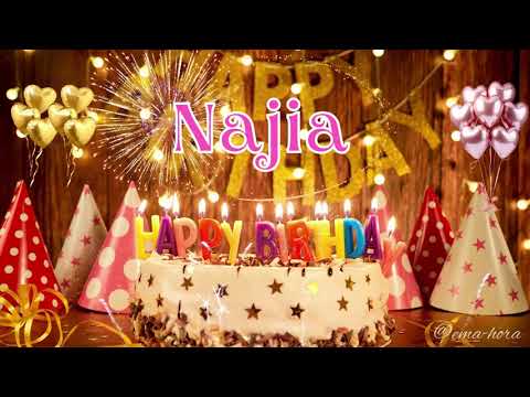 NAJIA Happy Birthday To You||Happy Birthday Song NAJIA🎂👩