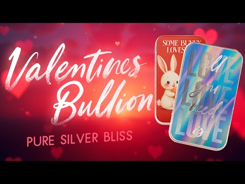 Beautiful Silver Valentine Bars of 2025 - Color Collection