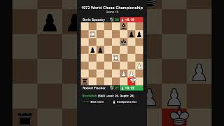 Fischer vs. Spassky, Game 10 - 1972 World Chess Championship