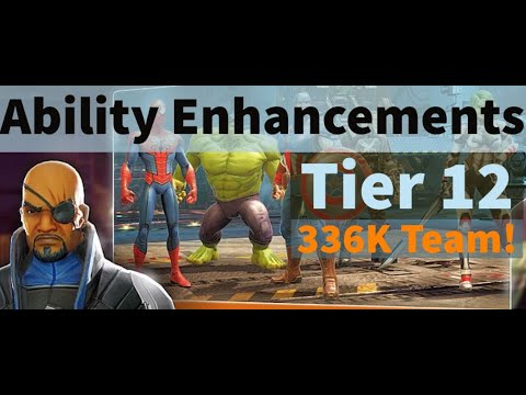 Ability Enhancement: Tier 12 - Full Guide & Gameplay | Challenges | MARVEL Strike Force
