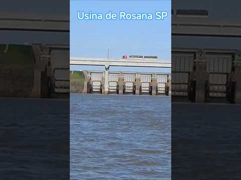 Hidroelétrica de rosana no rio Paranapanema #pesca #aventura #engenharia #comporta #agua