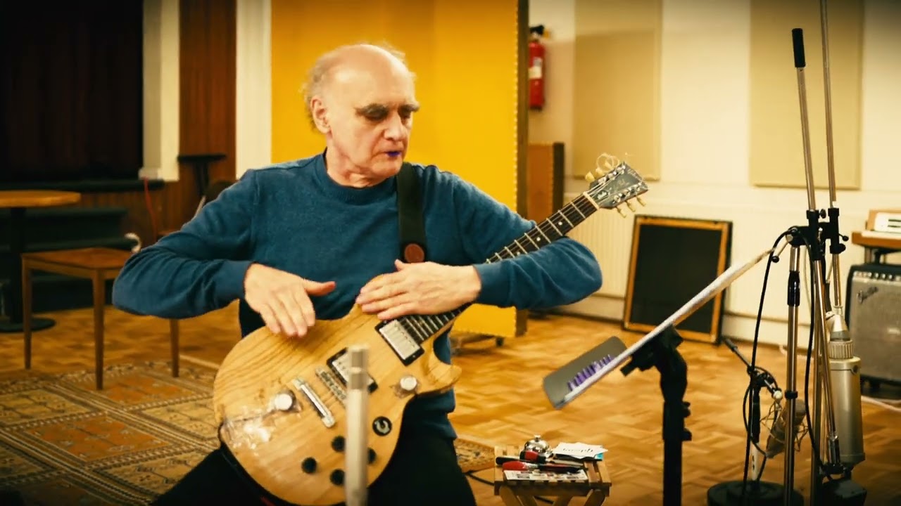 Joe Sachse Nils Wogram at the recording studio Freies Geröll