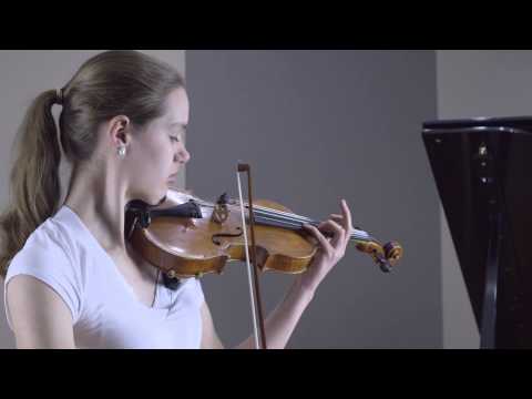 Sarah Switzer - Tchaikovsky: "Canzonetta" Andante (2nd mvt) from Violin Concerto in D major