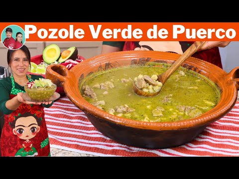 El Pozole VERDE de PUERCO que NO Debe de FALTAR en Tus REUNIONES Familiares |