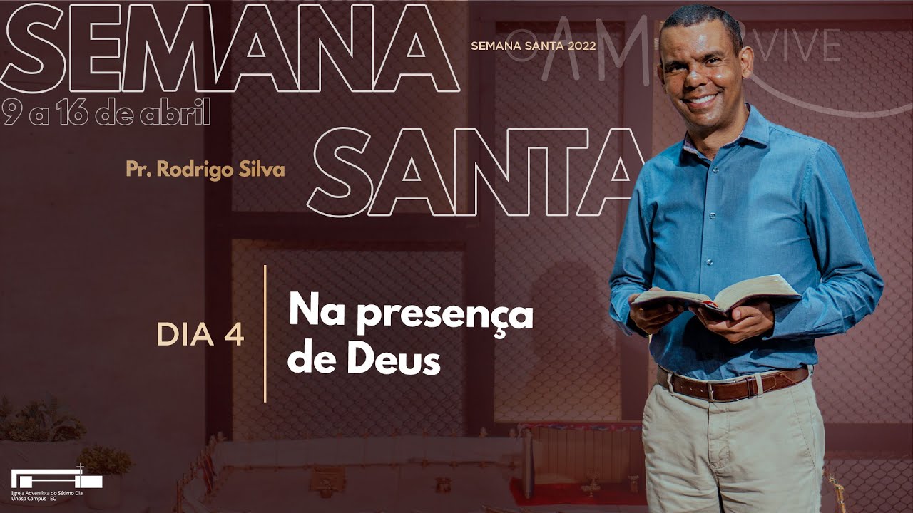 ❤️ Pr. Rodrigo Silva | Na presença de Deus | Semana Santa "O Amor Vive" | Dia 4