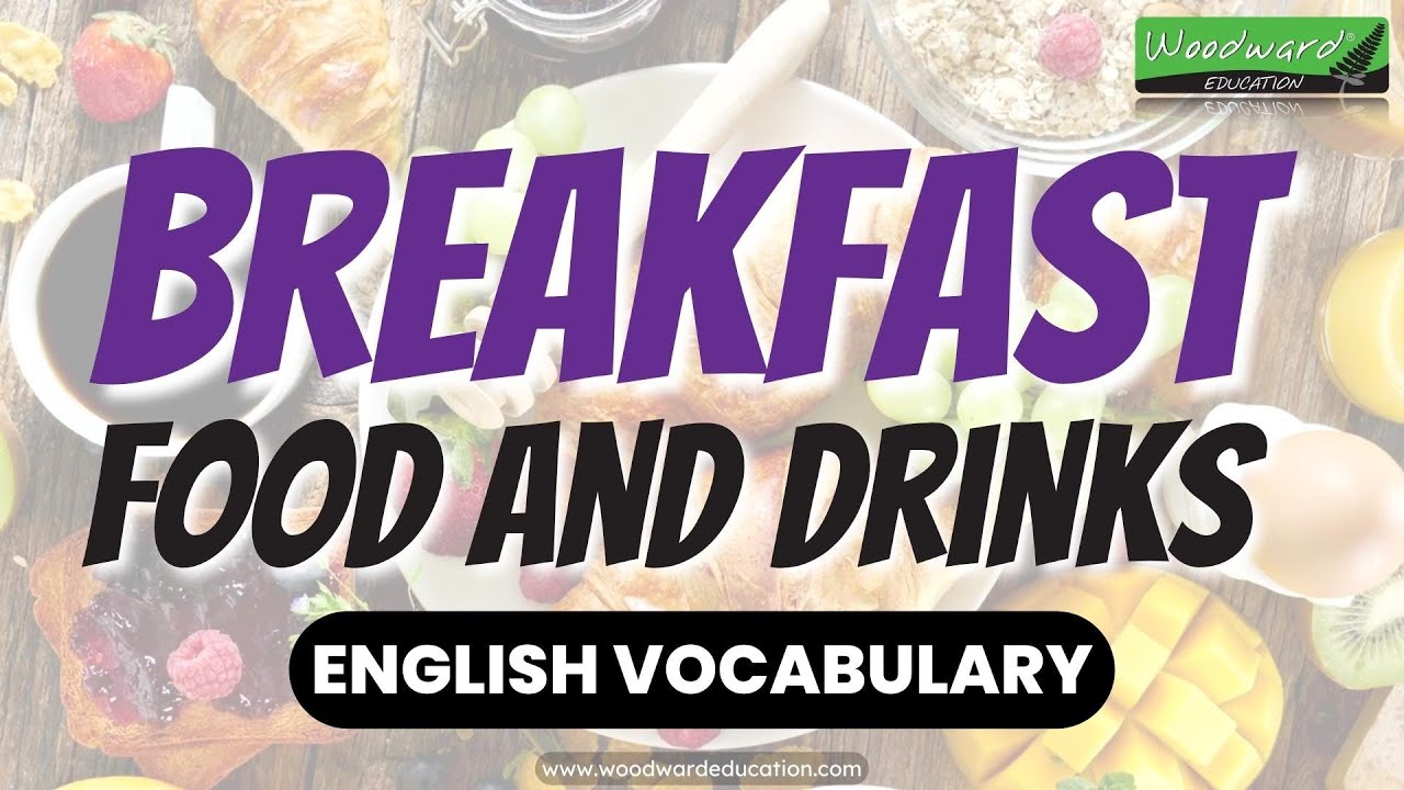 Breakfast Vocabulary in English | 30 Breakfast Food and Drinks in English | Learn English Vocabulary
