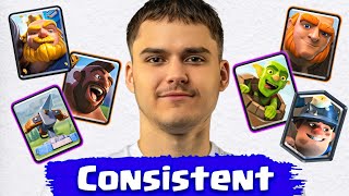 I Played the Most CONSISTENT Decks in Clash Royale - Deck Guide by Ian77