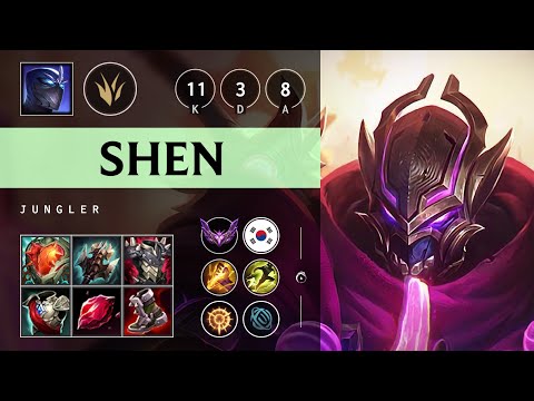 Shen Jungle vs Lee Sin - KR Master Patch 25.04