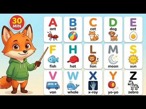 ABC Flashcards for Toddlers | Babies First Words & ABCD Alphabets | ABC Learning for Toddlers