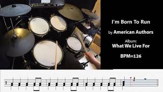 I&#39;m Born To Run | American Authors | Drum Cover | Shawn Drum Studio