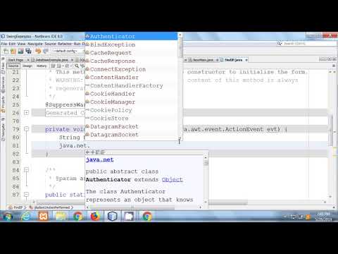 JAVA Netbeans in Hindi 31 | Find IP Address