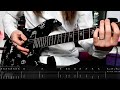 Trans Siberian Orchestra Wizards In Winter Guitar Cover With Play Along Tab Lesson Tutorial