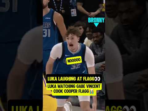 Bronny & Luka watching Cooper Flagg😭