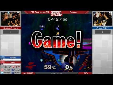 CFL Smackdown 89 Melee - Barraca + Tempo vs Oaty + Apollo