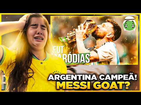 REACT ♫ QUE FINAL!!! ARGENTINA É CAMPEÃ DA COPA EM JOGO HISTÓRICO! 🏆 | Paródia Believer