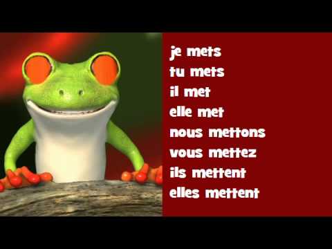 Conjugaison musicale # Indicatif Présent # Verbe = mettre