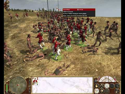 Empire Total war: Cherokee tribesmen vs British Red coats