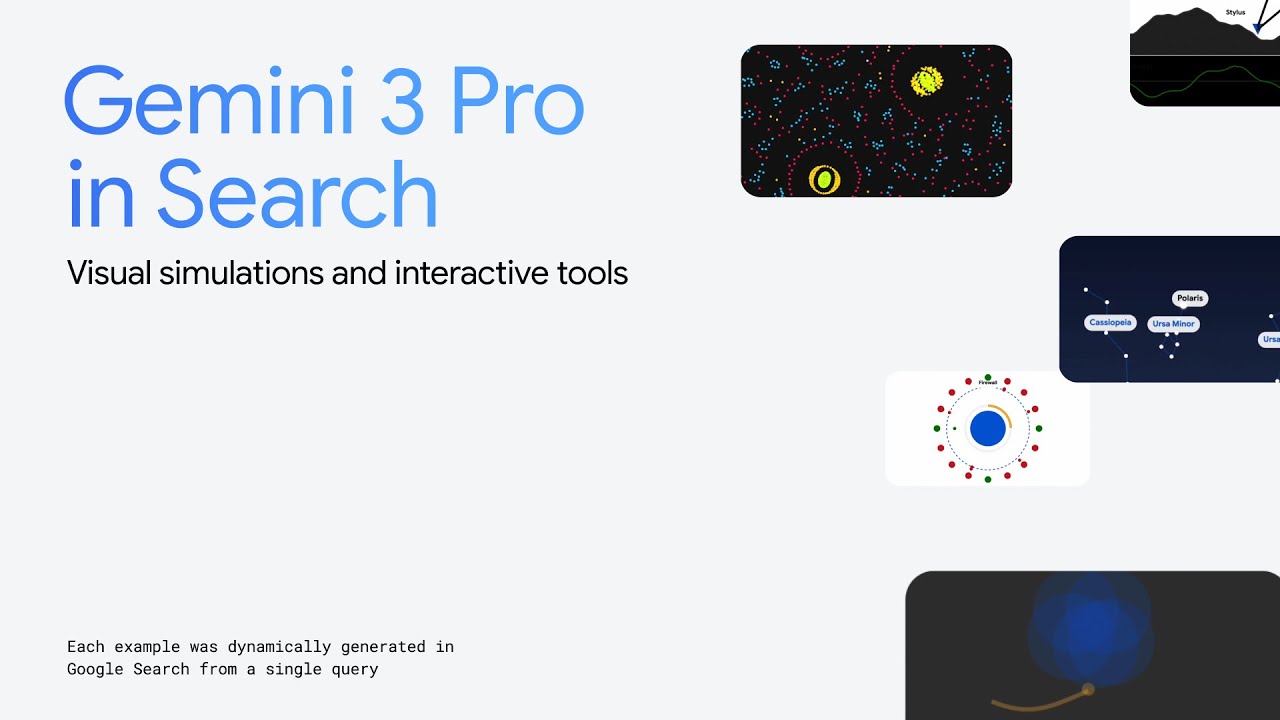 Create interactive visuals with Gemini 3 in Google Search