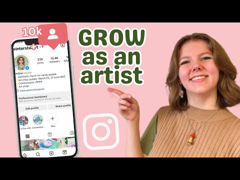 500-10k Followers in ONE YEAR | How to GROW on Instagram as an ARTIST in 2024