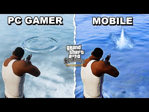 GTA SA Definitive Edition PC vs Mobile: Graphics Comparison