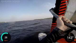 preview picture of video 'Windsurf Slalom Session 070518 Dnipro'