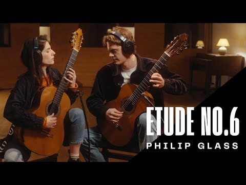 ETUDE No.6⚡Philip Glass Reimagined for Two Guitars & Drums | GLASS GAZE