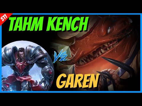 TAHM KENCH TOP vs GAREN - Ghost is TOTALLY OP on Tahm! - Season 11 League of Legends