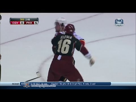 T.J. Galiardi vs Rostislav Klesla Jan 7, 2014