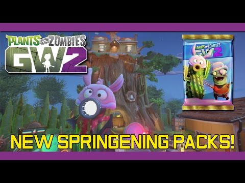 PvZ Garden Warfare 2 - New Springening Packs! All Egg-sclusive Hats