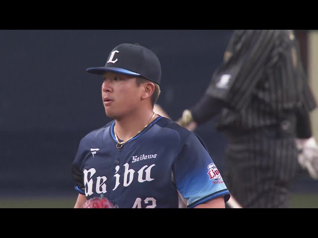 【5回裏】来日初勝利!! ライオンズ・ボー・タカハシ 5回途中1失点の好投をみせる!!  2024年4月25日 オリックス・バファローズ 対 埼玉西武ライオンズ