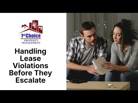 A Fort Worth Landlord's Guide to Handling Lease Violations before They Escalate