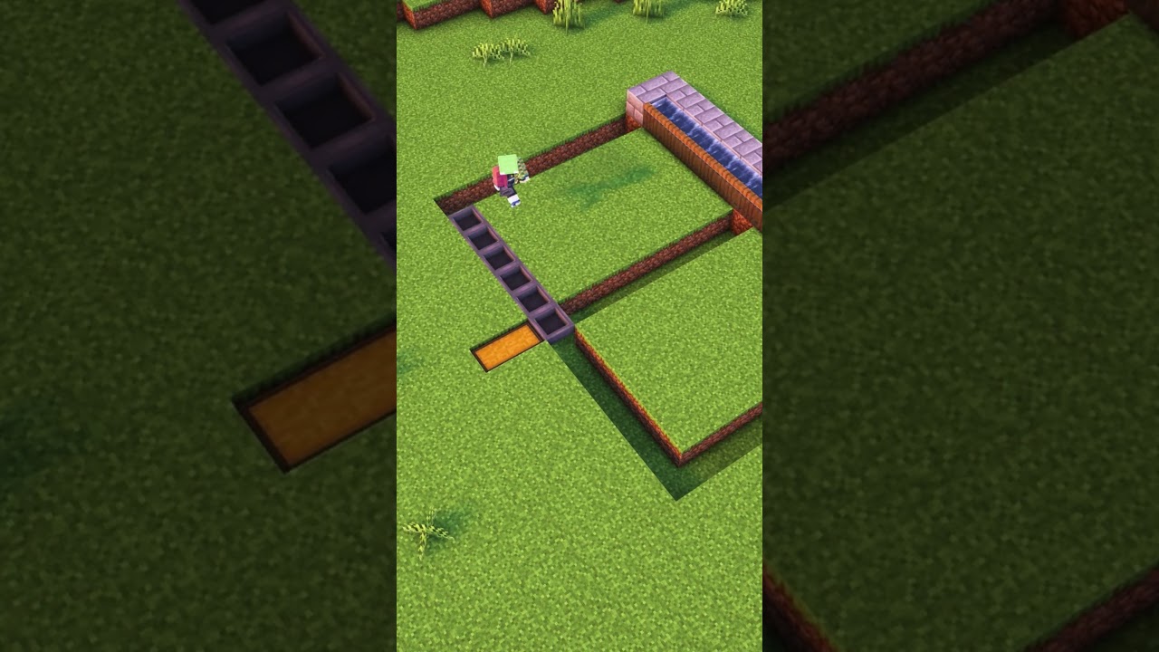 Minecraft Automatic Crop Farm🏡 #shorts