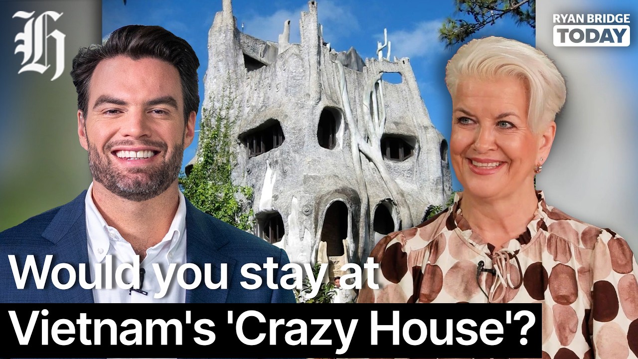 Would you stay at Vietnam's 'Crazy House'? | Ryan Bridge TODAY