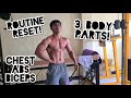 BAGONG WORKOUT ROUTINE! | 3 BODY PARTS PER DAY | NAKAKAPAGUD!