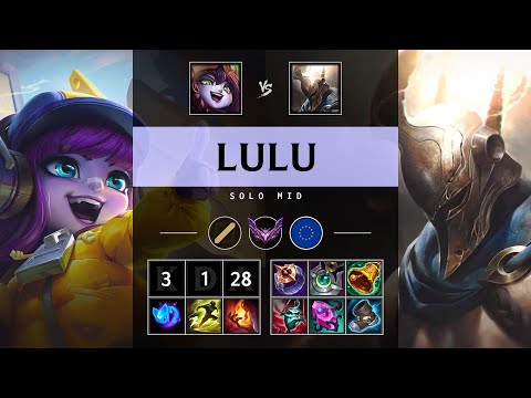 Lulu Mid vs Pantheon - EUW Master Patch 25.S1.3