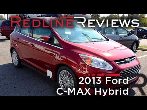 2013 Ford C-MAX Hybrid Review, Walkaround, Exhaust, Test Drive