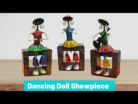 Handcrafted Musical Dancing Dolls Showpiece(Set Of 3)
