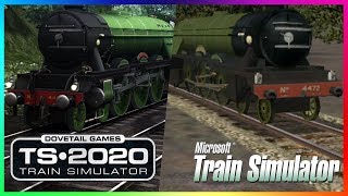 Train Simulator 2020 VS MSTS (Flying Scotsman)