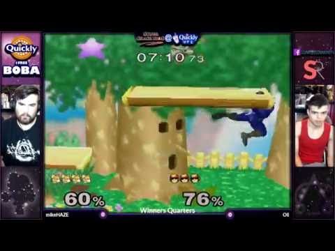 SSBM @ Quickly 9 - mikeHAZE (Fox) vs. Oli (C. Falcon) - Winners Quarters